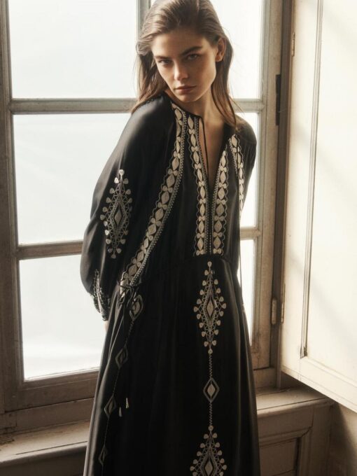 Vestido medio largo boho Akali