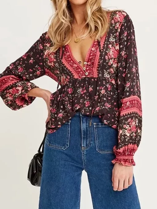 Blusa boho Roslyn