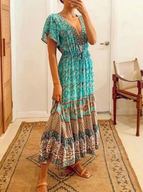 Green Long Dress (2) Green Long Dress (2)