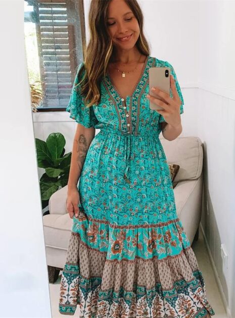 Green Long Dress (4) Green Long Dress (4)
