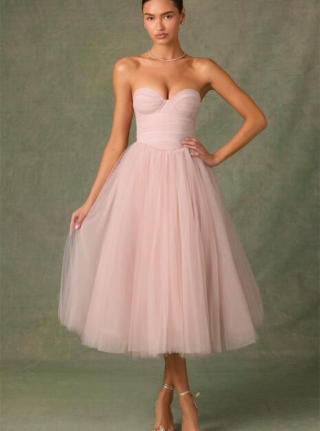 Pink Midi Dress (1) Pink Midi Dress (1)