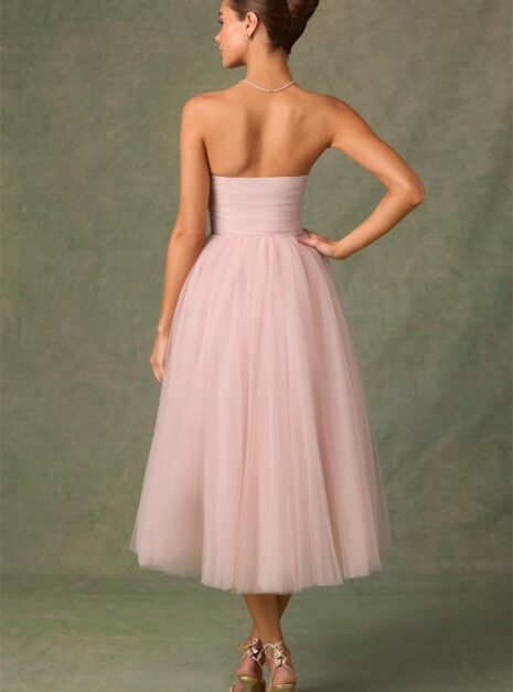 Pink Midi Dress (3) Pink Midi Dress (3)