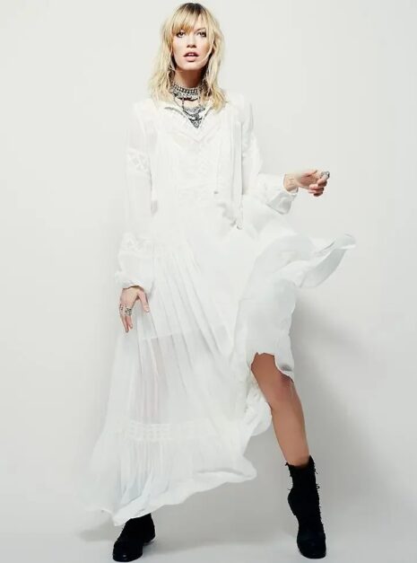 White Long Dress