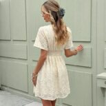 Beige Short Dress (1)