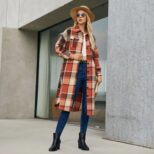 boho manteau long rouge 3