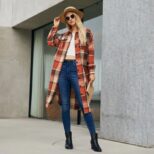 boho manteau long rouge 4