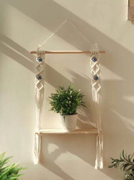 etagere murale macrame 2