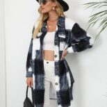 manteau carreau noir 3