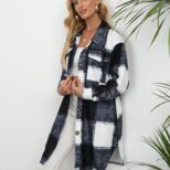 manteau carreau noir 4