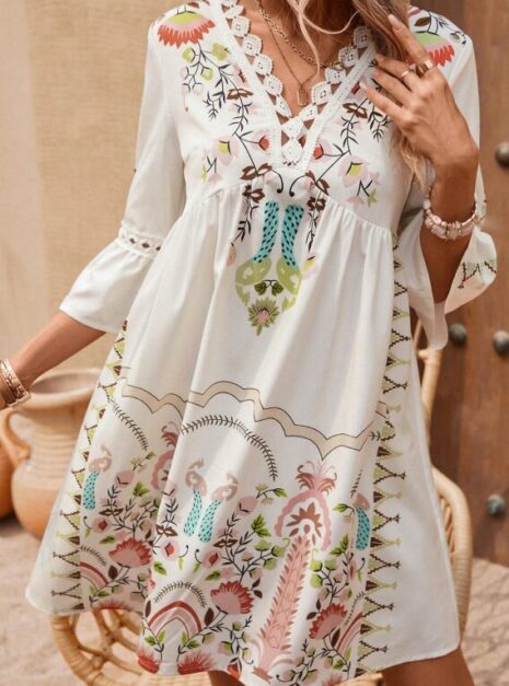 Beige Short Dress (3) Beige Short Dress (3)