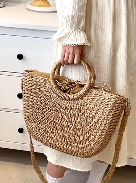 grand sac paille