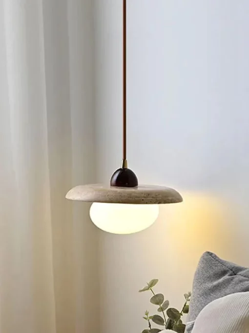 Lámpara colgante Travertino D25 cm