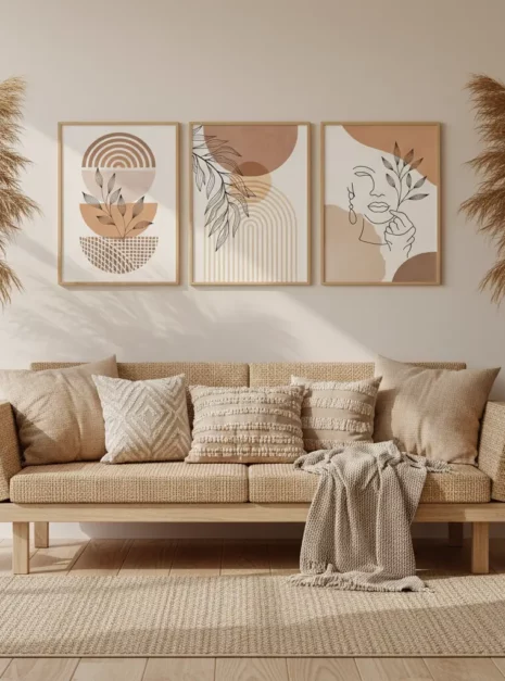 Tableau_aux_motifs_abstraits_et_tons_clairs-salon-boho Tableau_aux_motifs_abstraits_et_tons_clairs-salon-boho