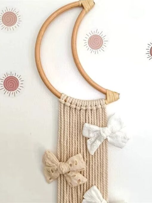 Luna de ratán (decoración de pared)