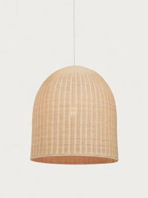 Campana colgante de ratán D40 cm
